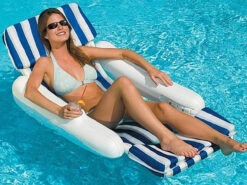 Swimline SunChaser Padded Luxury Lounge Floating Chair