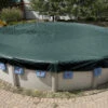 Supreme Plus Winter Pool Cover For 12 Ft Round Pools, 12 Year Warranty -Swimming 12 round supreme plus winter pool cover w binding 32 48162.1691784262