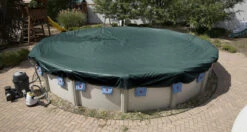 Supreme Plus Winter Pool Cover For 12 Ft Round Pools, 12 Year Warranty