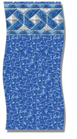 Swimline 8' Round Beaded Above Ground Pool Liner - Outlook Pattern - 25 Gauge