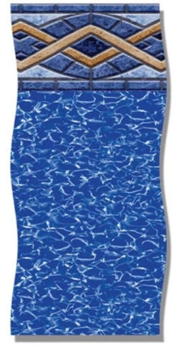 Swimline 15' X 25' Oval Liberty Unibead Above Ground Pool Liner 25 Gauge