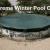 Supreme Plus Winter Pool Cover For 21x41 Ft Oval Pools, 12 Year Warranty -Swimming 21 x 41 oval supreme plus winter cover w binding 7 72852.1692022121
