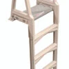 Confer Plastics In-Pool Ladder For Above Ground Pools. Color Beige: Expandable Height From 46" - 56" -Swimming 635x 2 64878.1716253267