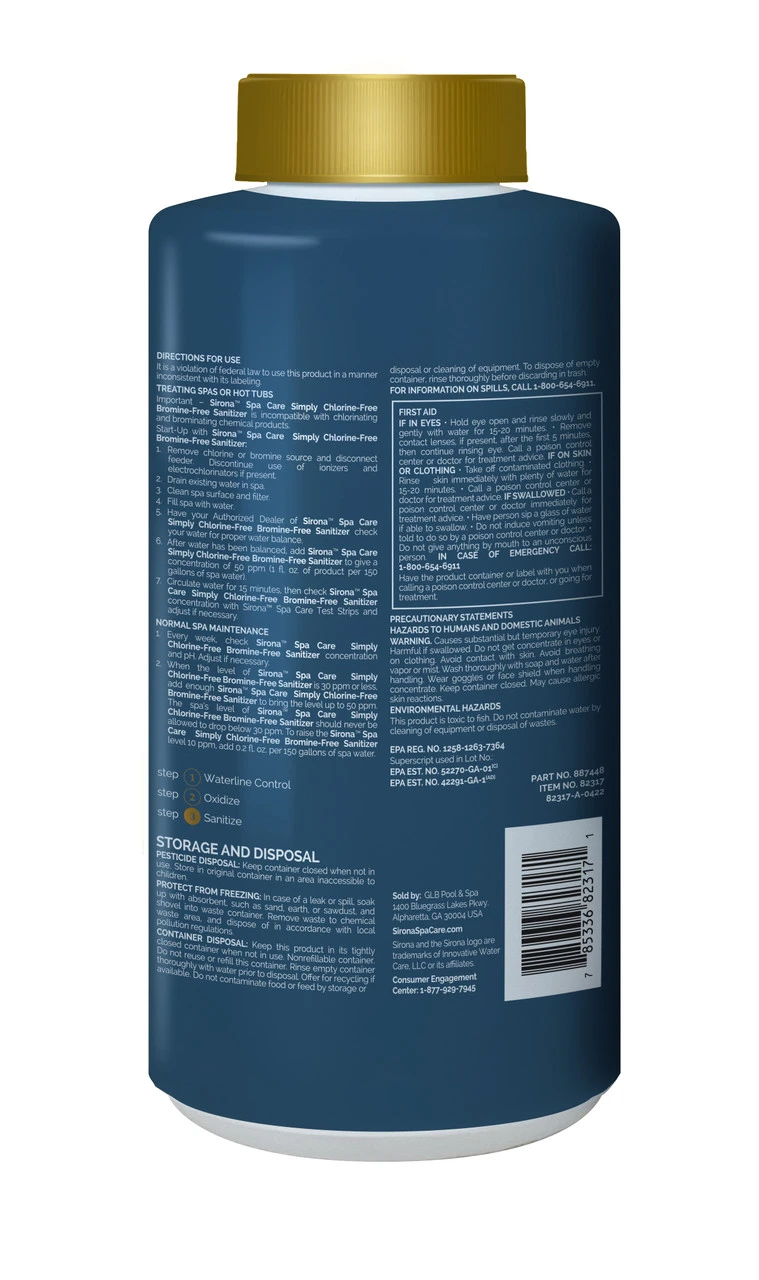 Sirona Spa Care Simply Sanitizer 16oz 4 Sirona Spa Care Simply Sanitizer 16oz - Image 2