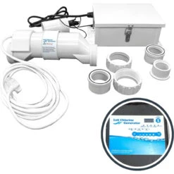 Swimline Hydrotools Salt Water Chlorinator With 13 Titanium Plates - Ideal For 25,000-Gallon Pools -Swimming 87615 85085.1718391338