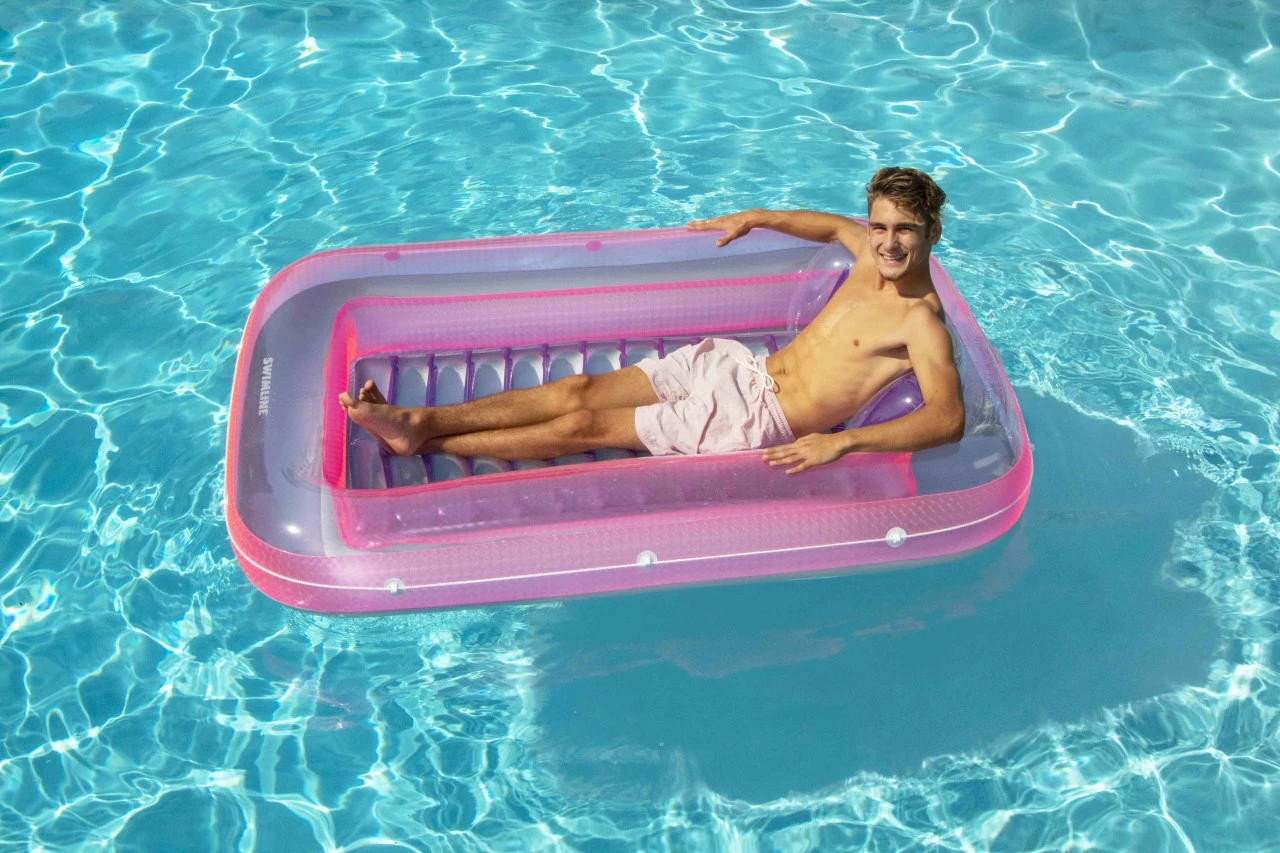 71" Pink SunTan Tub By Swimline 9052 7 71" Pink SunTan Tub By Swimline 9052 - Image 5