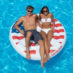 Swimline Americana Peace Sign Island -Swimming Americana Island 2 84689.1717615067