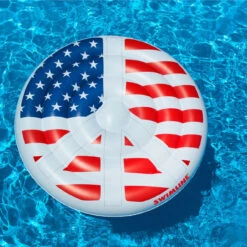 Swimline Americana Peace Sign Island -Swimming Americana Island 3 44325.1717615067
