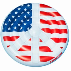 Swimline Americana Peace Sign Island -Swimming Americana Island 81988.1717615067