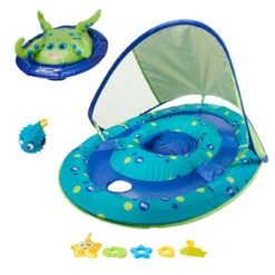 Swimways Baby Spring Float Activity Center With Canopy -Swimming Baby Spring Float Activity Center Photo 5 64116.1679501259