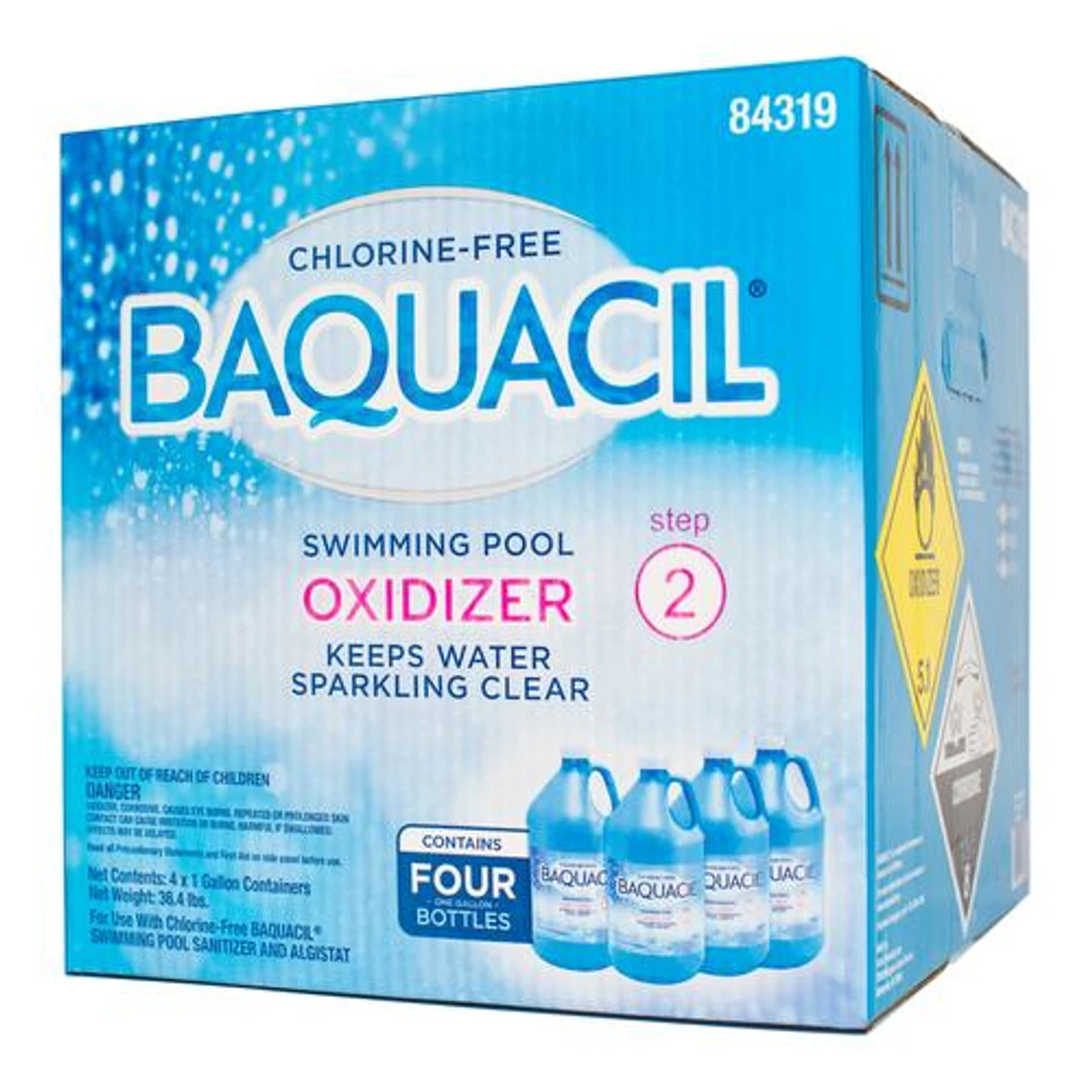 Baquacil Oxidizer Case Of 4 Gallons (Step 2) 4 Baquacil Oxidizer Case Of 4 Gallons (Step 2) - Image 2