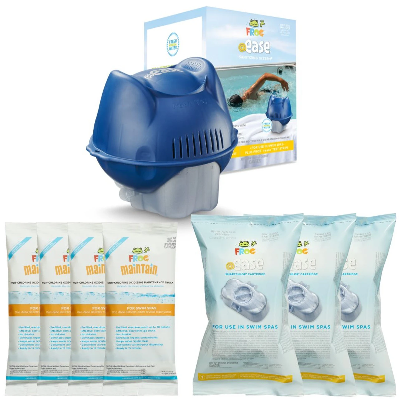 Frog @Ease Floating System For Swim Spas Four Month Kit 3 Frog @Ease Floating System For Swim Spas Four Month Kit