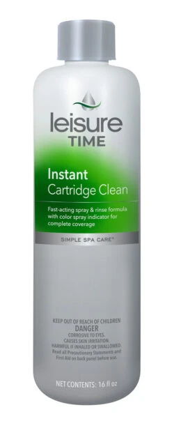 Leisure Time Instant Cartridge Clean 16oz 5 Leisure Time Instant Cartridge Clean 16oz -Swimming S A LTM INST CRTRG CLNR PT Front 55405.1699464083