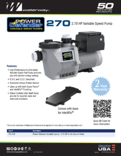 Waterway Power Defender PD-270 Variable Speed Pump | 2.70HP 230V -Swimming Screenshot 2024 04 23 at 3.13.36PM 02438.1713903239