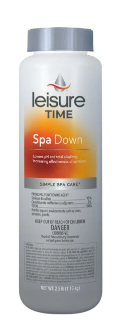 Leisure Time Spa Down 2.5 Lbs