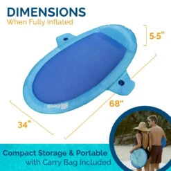 Spring Float SunCatcher Inflatable Pool Lounger With Hyper-Flate Valve -Swimming SunCatcher Photo6 77539.1679509114