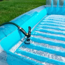 Swimline Blue 71" Suntan Tub Pool Float Mattress -Swimming SunTan Tub Blue 2 86065.1717615025