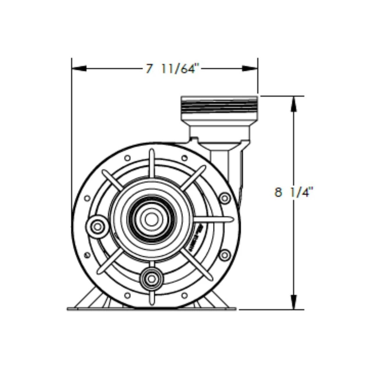 Waterways Hi-Flo 1 HP Single Speed Above Ground Pool Pump 6 Waterways Hi-Flo 1 HP Single Speed Above Ground Pool Pump - Image 4