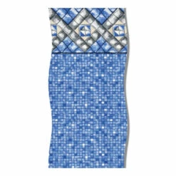 Swimline 8' X 12' Oval Diamond Cube Unibead Above Ground Pool Liner 25 Gauge