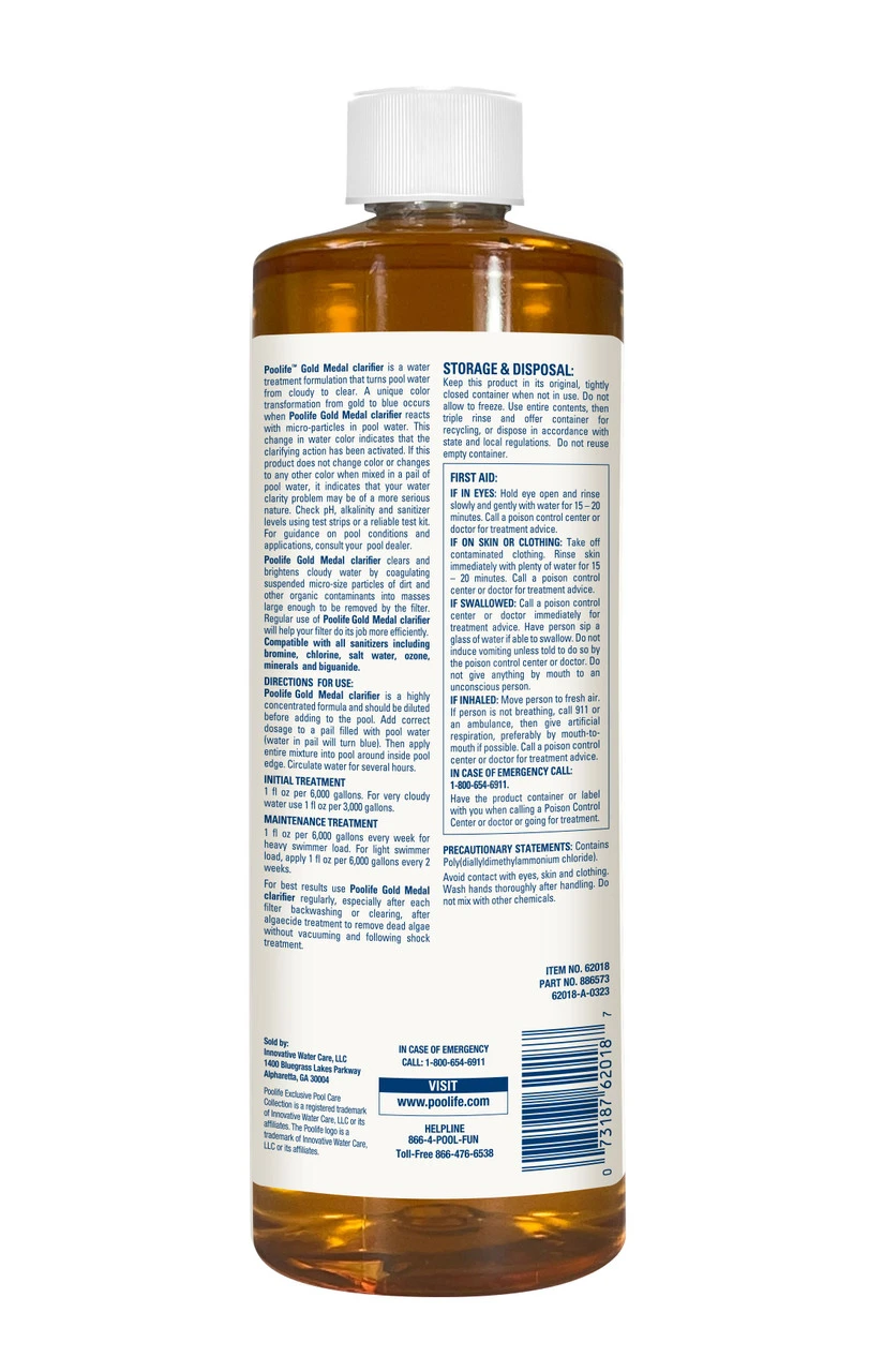 Poolife Gold Medal Clarifier 4 Poolife Gold Medal Clarifier - Image 2