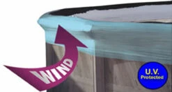 Gladon Above Ground Winter Pool Cover Wrap -Swimming pool cover wrap for above ground pool winter covers 12 25359.1696966258