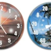 Swimline 9260 Outdoor Wall Clock & Thermometer Combo Set